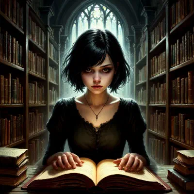 Меж полок книжных