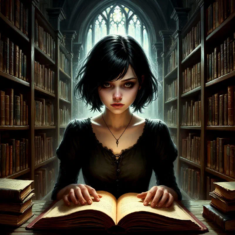 Меж полок книжных